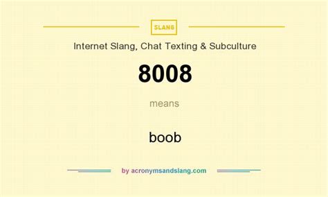 boob definition slang